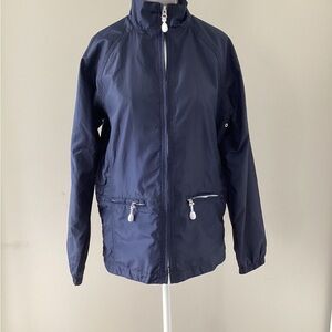 Eddie Bauer Nautical Navy Women's windbreaker Jacket. Size XS